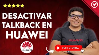 Cómo DESACTIVAR GOOGLE TALKBACK en Huawei Honor  🗣️​ Desactiva este Asistente 🗣️​ [upl. by Jak]