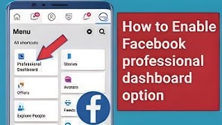 how to professional dashboard create  Facebook professional dashboard create [upl. by Banky]