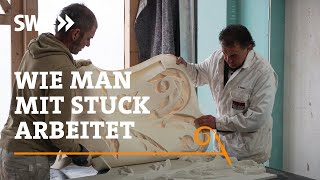 Wie man mit Stuck arbeitet  SWR Handwerkskunst [upl. by Wallache]