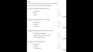 GCSE OXford listening paperTask 1 Q1 amp 2 [upl. by Okorih500]