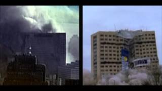 WTC 7  Side by Side Comparison to Controlled Demolition [upl. by Ahsinid]