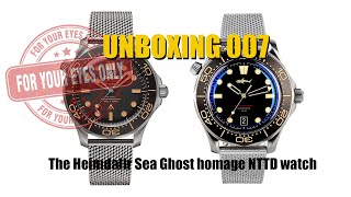 UNBOXING 007 The HEIMDALLR SEAGHOST NTTD Homage watch [upl. by Stacia725]