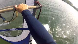 GoPro LongBoard Jibe Windsurfing  Windwatch Magazine [upl. by Emawk]