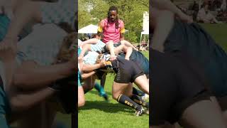 FrauenRugby beim Finalturnier der Deutschen Frauen 7er Liga Süd in München am 652023 MRFC [upl. by Adnamahs]