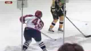 Moncton Wildcats  PierreMarc Lessard  Goal  110207 [upl. by Anaxor659]