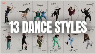 13 Dance Styles And How To Get Started  Back To Basics [upl. by Yrred]