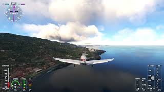 landing at Madeira Airport [upl. by Rudd]