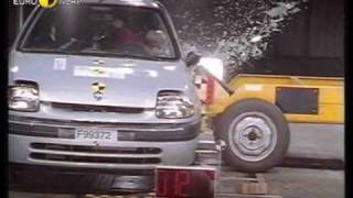 Euro NCAP  Renault Clio  2000  Crash test [upl. by Irrot654]