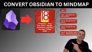 How to Convert Obsidian Notes to MindMap Software Markdown to Xmind [upl. by Bonnice149]