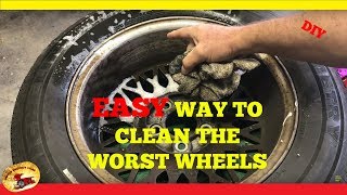 How To Clean the DIRTIEST WHEELS amp RIMS Even Baked on Brake Dust [upl. by Ezar819]