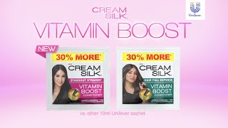 NEW Cream Silk Vitamin Boost Conditioners [upl. by Othilia]