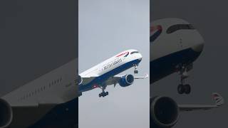 British Airways Airbus A3501000 Arrival London Heathrow a350 airbusa350 planespotting heathrow [upl. by Chon]