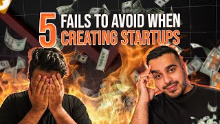 5 Fails We Encountered As A Startup  AVOID [upl. by Sixele823]