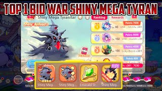 Got Top 1 Bid War Shiny Mega Tyranitar  Pet Arena I Pocket Incoming pocketincoming petarena [upl. by Esele]