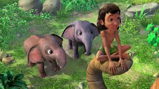 Jungle Book  Ep 12 Who is Bravest Full Episode in Hindi  Mowgli  Hindi Story [upl. by Dominique67]