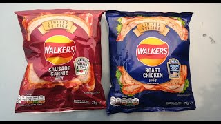 Walkers SAUSAGE SARNIE amp CHICKEN MAYO CRISPS  Follow Up Review [upl. by Alaunnoif]