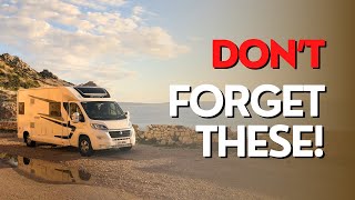 5 ESSENTIAL jobs to do before your next motorhome trip [upl. by Oglesby434]