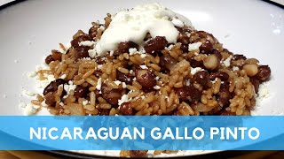 AUTHENTIC Nicaraguan Gallo Pinto  Red Beans and Rice Recipe [upl. by Christabel967]