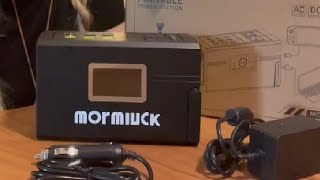 Bewertung der tragbaren Mormluck Powerbank mit AC Steckdose [upl. by Laroy]