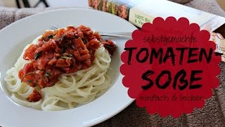 VLOG  SO mache ich meine Tomatensoße ♥  einfach frisch amp super lecker [upl. by Onurb]