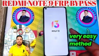 Redmi note 9 Frp Bypass without PC Miui 13  Redmi note 9 Google Account Bypass without PC 2024💥💥 [upl. by Volkan]