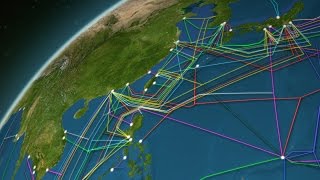 Animated map reveals the 550000 miles of cable hidden under the ocean that power the internet [upl. by Letitia]