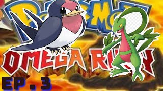 Treecko evolved and new pokemon  Pokemon Omega Ruby gameplay EP  03 [upl. by Tina]