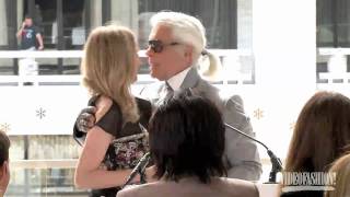 Karl Lagerfeld Fashion Visionary Award  Videofashion [upl. by Lowenstein278]