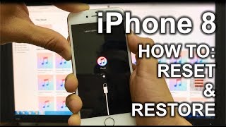 How To Reset amp Restore your Apple iPhone 8  Factory Reset [upl. by Ahusoj]