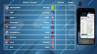 9 PRONOSTICS FOOT LIGUE 1 POUR CE WEEK END 31ème journée [upl. by Oberon]