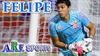 FELIPE GOLEIRO Santos  Náutico  ARF Sports [upl. by Annahsal124]