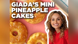 Giada De Laurentiis Mini Pineapple Cakes  Giada At Home  Food Network [upl. by Aztiley]