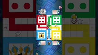 Ludo King Game in 4 Players Match Ludo King Game in 3 Players Match Ludo King Ludo game shorts 956 [upl. by Beaumont]