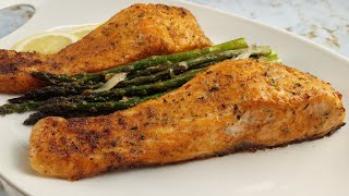 Healthy Oven Baked Salmon Recipe for Beginners [upl. by Kenta]