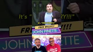 🤣JOHN PINETTE 🐳 FREE WILLY 📷 shorts reaction comedy funny michaeljackson lol captions 😂 [upl. by Radman]