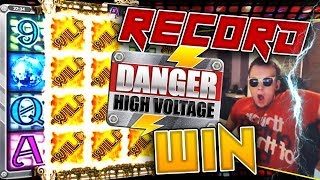 MY ABSOLUTE BIGGEST RECORD WIN ON DANGER HIGH VOLTAGE [upl. by Eecram144]