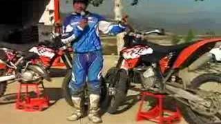 2008 KTM 125SX amp144SX Motocross Test  MotoUSA [upl. by Madda]