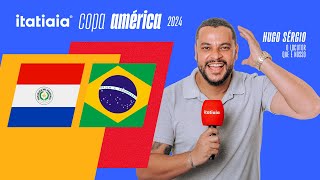 PARAGUAI X BRASIL AO VIVO NA ITATIAIA  REACT DA COPA AMÉRICA 2024 [upl. by Skerl]