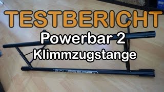 Testbericht POWERBAR 2 Klimmzugstange für Türrahmen  zu Hause [upl. by Rhee]