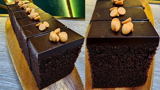 KEK COKLAT MOIST KETAGIH VIRAL  Tips Kek Moist Lembut amp Cantik Ganache  Chocolate Moist Cake [upl. by Bridwell]