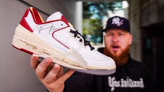 IM IN LOVE WITH THE OFF WHITE JORDAN 2 SNEAKERS One Of The Best of 2021 [upl. by Lanfri]