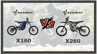 SEGWAY X160 vs X260  Ride and Review similar to a Sur Ron [upl. by Immanuel]