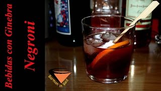 cómo preparar el cóctel NEGRONI [upl. by Brian]