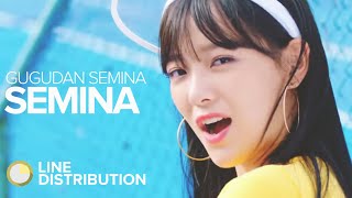 GUGUDAN SEMINA  Semina Line Distribution [upl. by Ennoirb]