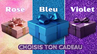 Choisis Ton Cadeau 🤩💝🤮  3 coffrets cadeaux  Rose Bleu Violet pickonekickone giftboxchallenge [upl. by Inalem]