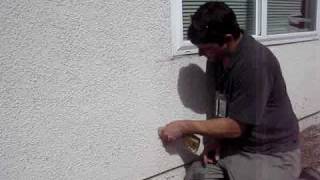 Repairing Stucco Cracks [upl. by Derinna]