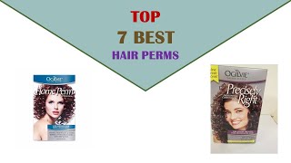 7 of the most popular best Hair Perms Reviews 2022 [upl. by Anaxor]