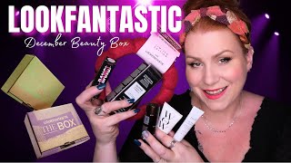 UNBOXING LOOKFANTASTIC DECEMBER 2023 BEAUTY SUBSCRIPTION BOX [upl. by Melone103]