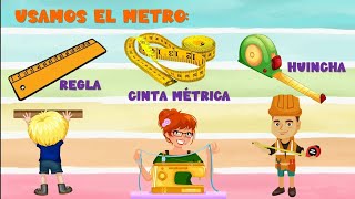 Medidas de longitud metro y centímetro para niños [upl. by Reuven]