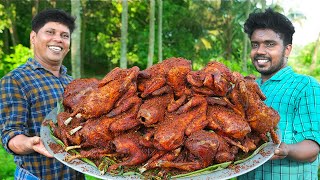 FULL CHICKEN ROAST  Whole Fried Chicken Recipe  Payyoli Chicken Cooking In Village [upl. by Akener]